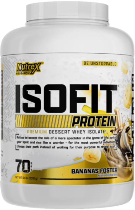 Изолят протеина Nutrex Isofit 2310g банан Киев - изображение 3