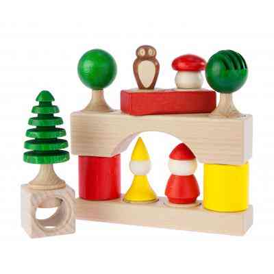 Конструктор Nic cubio деревянный 17 эл. (NIC2115) Винница