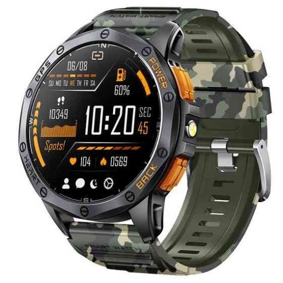 Розумний смарт годинник Smart GPS Max з компасом 2 ремінці (Камуфляж) Вінниця
