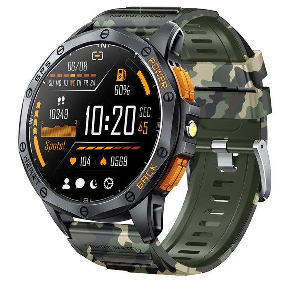 Розумний смарт годинник Smart GPS Max з компасом 2 ремінці (Камуфляж) Вінниця - photo 1