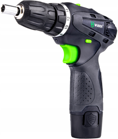Акумуляторний шуруповерт Wuber 18В +2 батареї (Польща) Київ