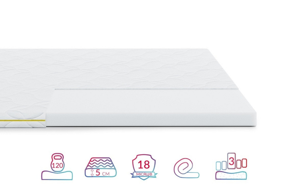 Тонкий матрац Lento Tutti/Ленто Тутті (топер) ТМ Highfoam Харків - фото 1