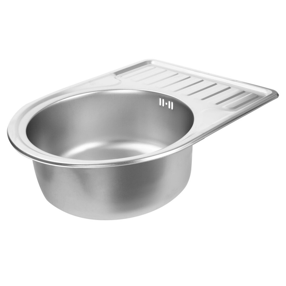 VALESO Кухонна мийка з нержавіючої сталі Valeso САТИН 5844 0,8/180 мм) Коломия - фото 11