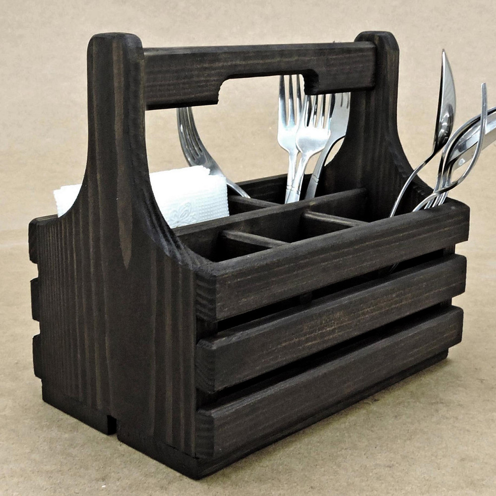 Підставка для столових приладів "Райсо" венге Миколаїв - фото 1