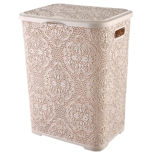 Кошик для білизни 60л 425*370*563мм молочний Lace ELIF Житомир