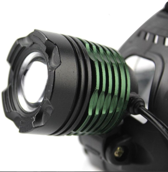 Ліхтарик налобний BAILONG BL-6908-2 з УФ 4 режими роботи, вбудований акумлятор, ZOOM 2588 Одеса - фото 2