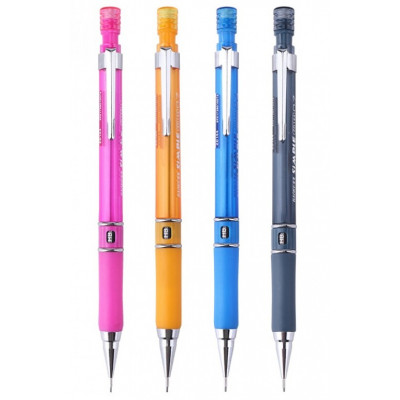 Карандаш механический Baoke НВ 0,7 мм, с гриппом, с ластиком, ассорти (PENCIL-BAO-ZD144) Винница - изображение 2