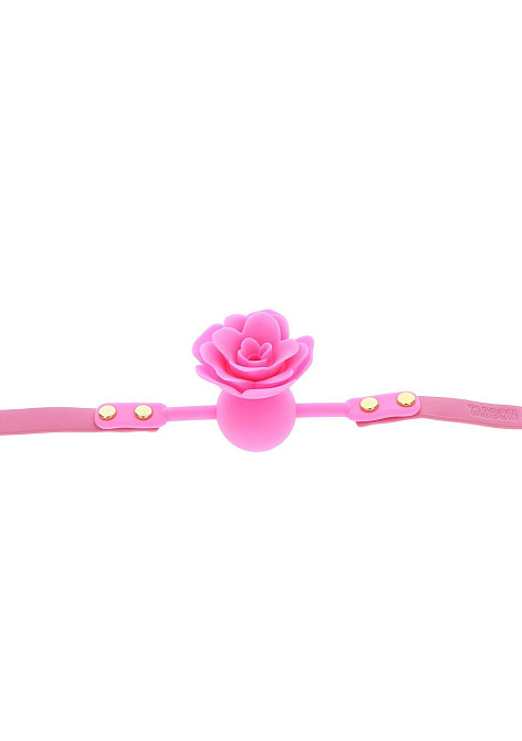 Кляп силиконовый Розочка Taboom Rose Ball Gag, розовый Sex Aura Киев - изображение 7