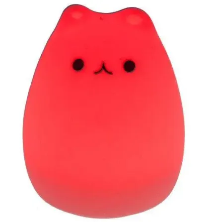 Сенсорный силиконовый Led светильник-ночник Котик Коломия