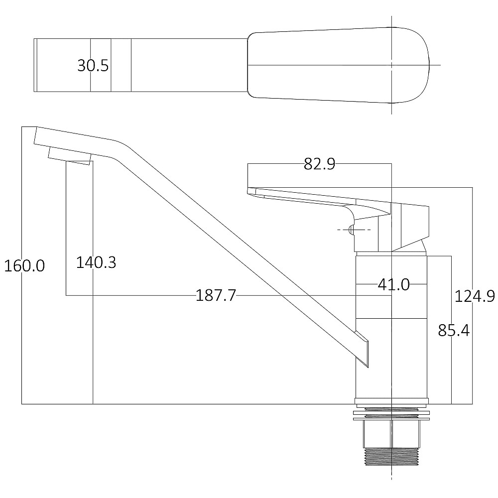Змішувач для кухні Globus Lux BONN GLB-0203Q Тернопіль - фото 9