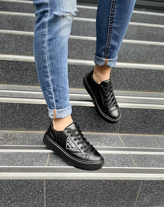 ALEX BENZ Кросівки жіночі ALEX BENZ 1016 чорні (весна-осінь, шкіра натуральна) (4774) Коломия - фото 3