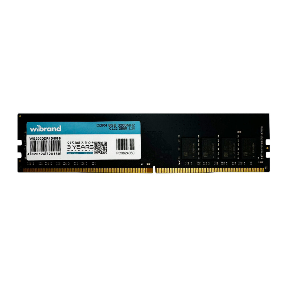 DDR4 Wibrand 8GB 3200MHz CL22 DIMM (WI3200DDR4D/8GB) Київ - фото 1
