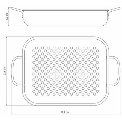Жаровня Tramontina Barbecue для приготування на грилі 28 см (20846/028) Винница - изображение 2