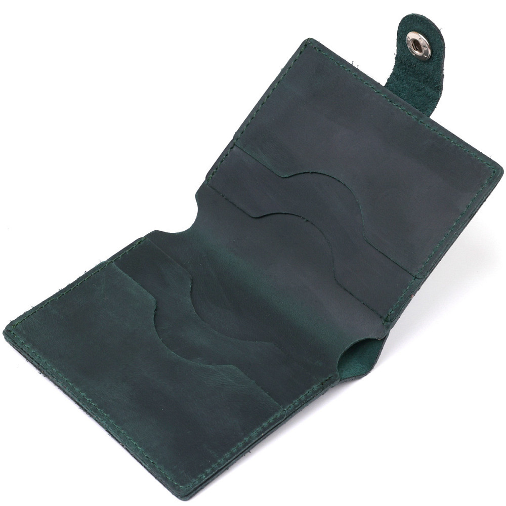 Компактне вінтажне портмоне Зелений (SHVIGEL) Київ - фото 10