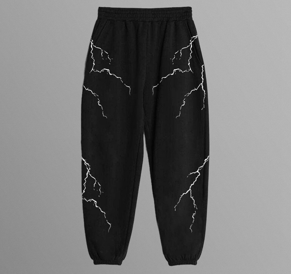 Спортивний зіп костюм з рефлективними блискавками | зіп худі + джогери Черновцы - изображение 2