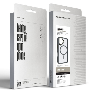 Чехол для мобильного телефона Armorstandart Unit MagCase Apple iPhone 17 Titanium Grey (ARM86285) Винница - изображение 2