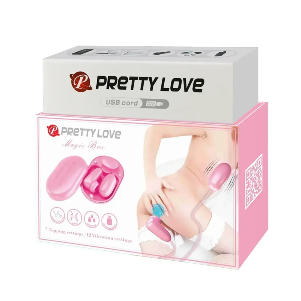 Вакуумный стимулятор с виброяйцом PRETTY LOVE - Magic Box Pink, BI-300055 Sex Aura Киев - изображение 10