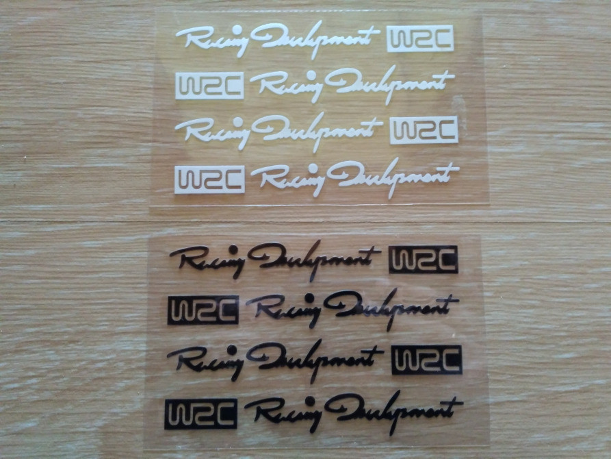 Наклейки на ручки Wrc Чорна , Біла світловідбиваюча Київ - фото 8