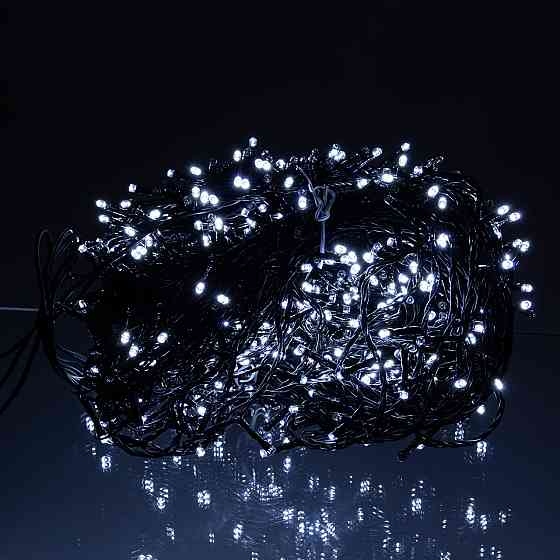 Garlando Гірлянда Різдвяна фея вулична 100 (м) 1000 LED чорний провід Білий CF1000L100MBW Коломия