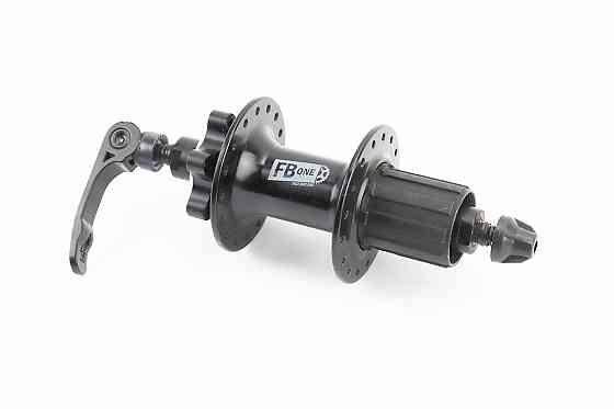 Втулка задня MTB алюмінієва 14Gx32H під касету 8-11зв, Disk-brake, 2 пром-підшипники 6200 2RS, кріпл. ексцентрик, чорна FB-A291В Київ