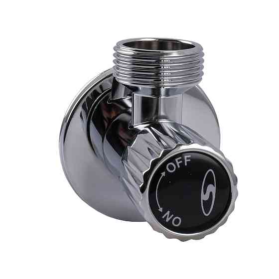 !Кран кутовий кераміка SOLOMON EXCLUSIVE 1/2″X3/4″ 989 CHROM ( 1шт.) Киев