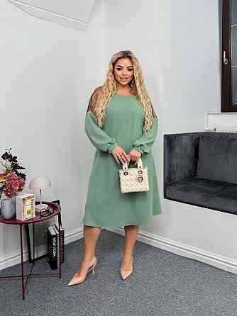 Женское платье со вставками из сеточки Одесса