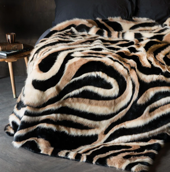 Плед покривало Rocket St George Animal Swirl Faux Fur Throw (2х1.5м) Вінниця - фото 4
