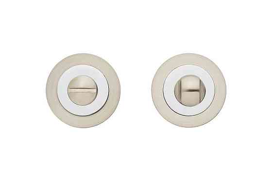 Сантехнічний фіксатор Gavrohe Z2-WC SN/CP (накладка на двері санвузла з поворотником) нікель/ хром Київ