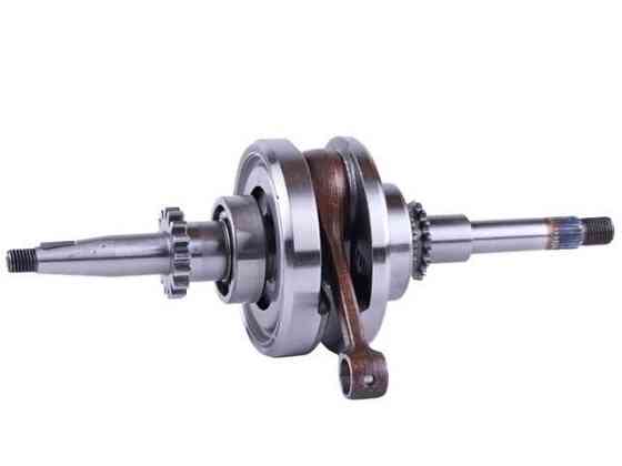 Коленвал с подшипниками 6204RS, 6004RS для скутера 50Т4, пара Мукачево