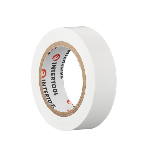 Стрічка ізоляційна 0.15мм*17мм*10м біла INTERTOOL IT-0033 Київ - фото 6