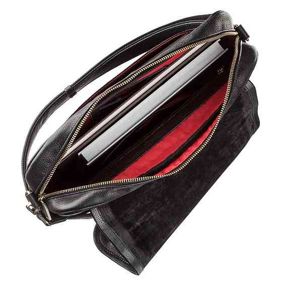 Мужская кожаная сумка через плечо SHVIGEL 19116 Черная Киев