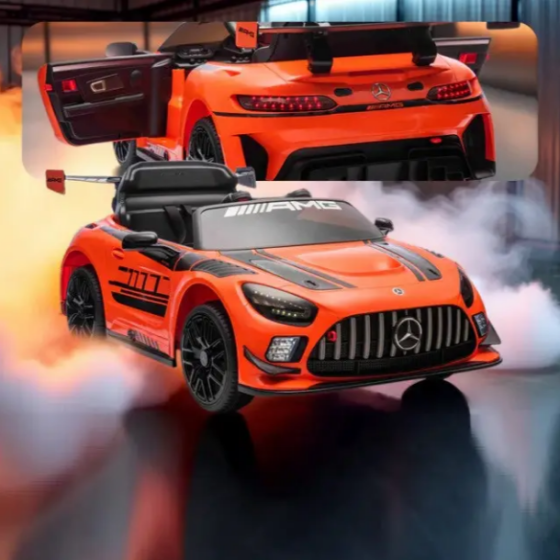 Детский электромобиль MERCEDES GT3 4x4 12V 7Ah оранжевый PlayHouse (Польша) Киев