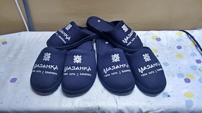 Капці з вишивкою жіночі чоловічі капці на замовлення від виробника. Київ - фото 12