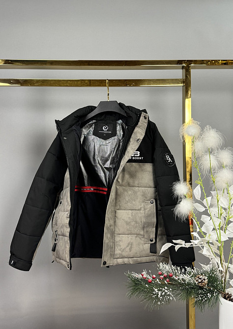 Підліткова зимова куртка для хлопчика варенка на холофайбері 152,158,164,170 Миколаїв - фото 3