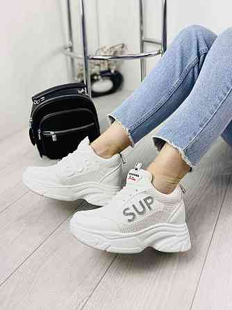 No brend Кросівки жіночі 189-5 білі (весна-літо, сітка+еко-шкіра) (3171) 37р.38р.39р. Коломыя