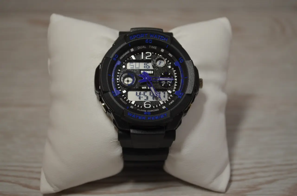 Дитячий спортивний наручний годинник Skmei 1060 s-shock Синій Київ - фото 5