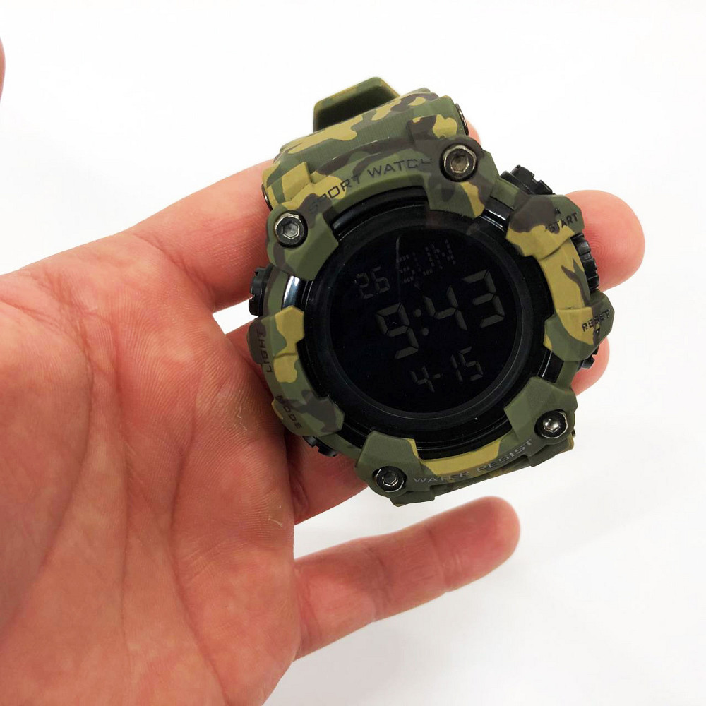 Польовий годинник для армії SKMEI, Годинник чоловічий спортивний з крокоміром для подорожі BP-30 Львів - фото 20