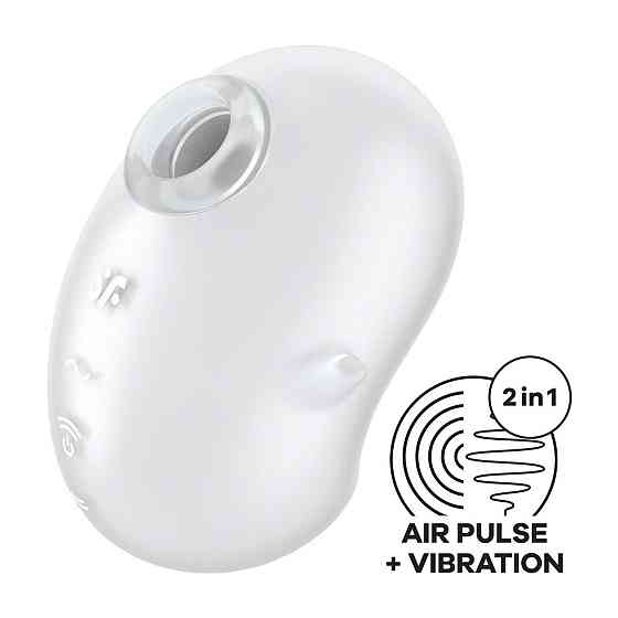 Вакуумний стимулятор - Satisfyer Cutie Ghost White Sex Aura Київ