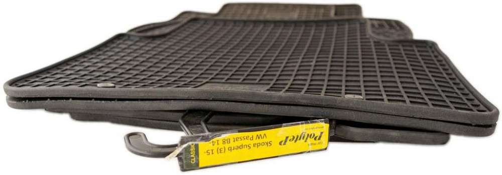 Килимки салону гумові Skoda Superb (3) 15-/VW Passat B8 14-, к-т (4шт.) Київ - фото 1