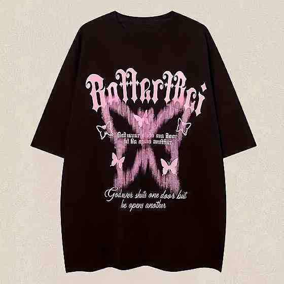 Футболка жіноча з принтом  48 Чорний 2664087663 Дніпро