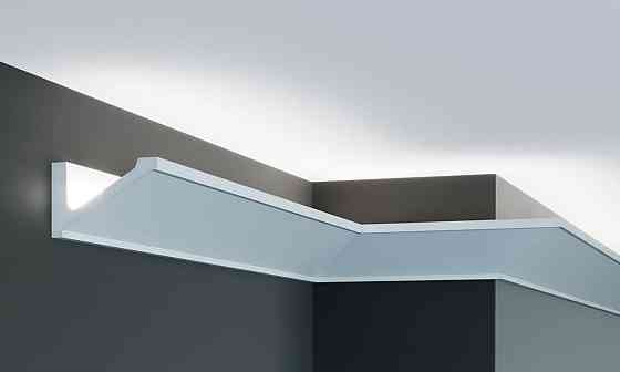 Карниз полиуретановый гладкий Gaudi Decor P 881 Днепр