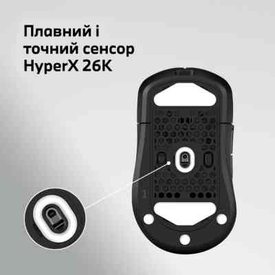 Мышка HyperX Pulsefire Saga Pro Wireless/Bluetooth Black (A2PB2AA) Винница