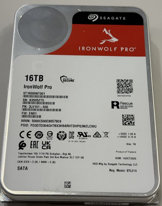 Жесткий диск Seagate IronWolf 16 TB Харьков - изображение 2