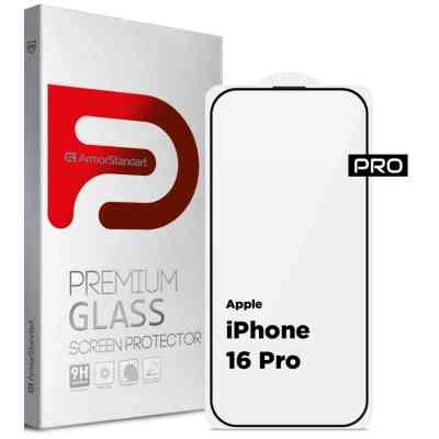 Скло захисне Armorstandart Pro Apple iPhone 16 Pro with mesh (ARM87027) Вінниця