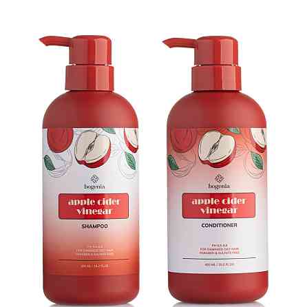 Набір для догляду за волоссям Bogenia Apple Cider Vinegar (Шампунь Кондиціонер) Запоріжжя