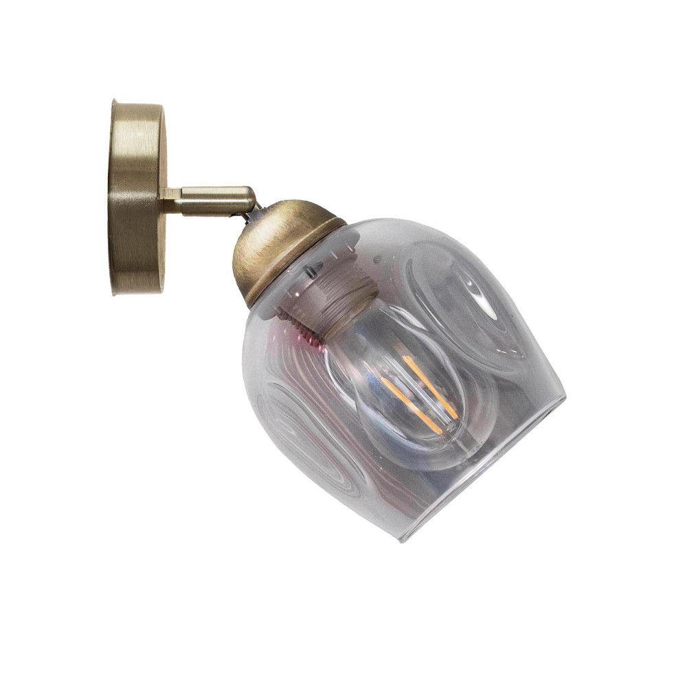 Світильник настінно-стельовий MSK Electric Enigma під одну лампу PL 20241-1 BN бронза Одеса - фото 3