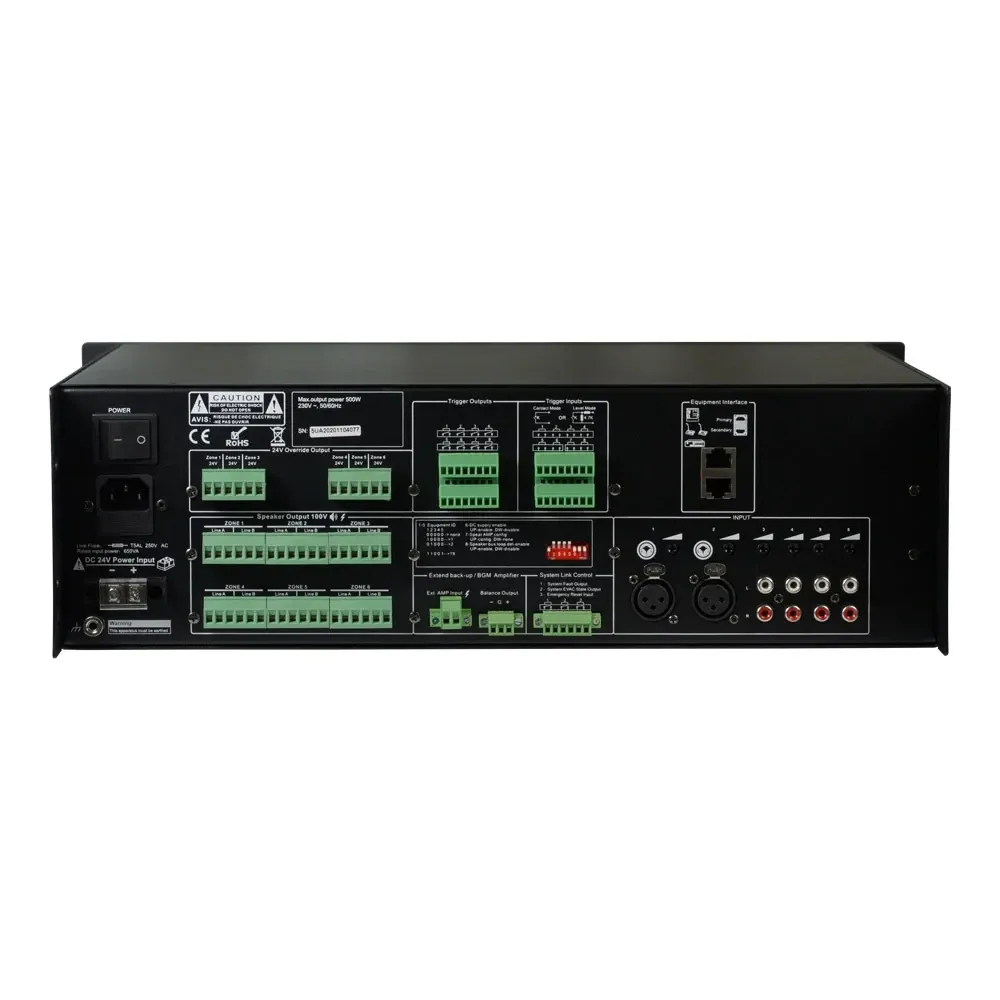 Розширювач зон CMX EVAC-240RT, 6 зон, 19" (18-00007) Київ - фото 3