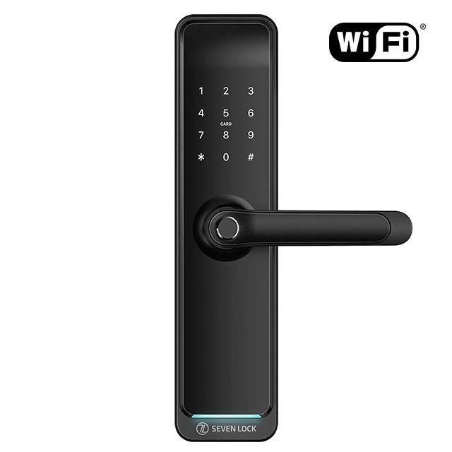 Розумний дверний біометричний замок SEVEN LOCK SL-7767BFW Київ - фото 11