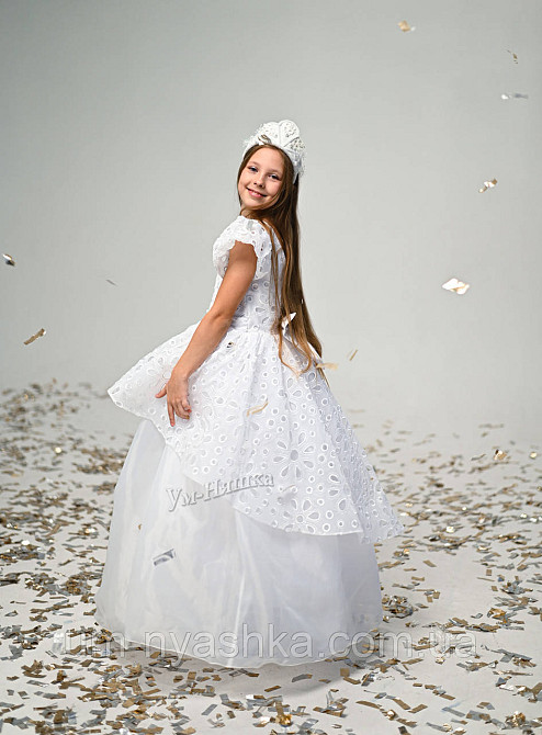 Довга біла сукня 140-150 Кривий Ріг - фото 6