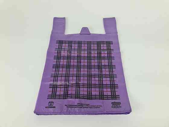 Пакет 40х60 "Клітка" Фіолетовий (50 шт.) Харків